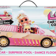 L.O.L. Surprise auto s bazénem a tanečním parketem set s panenkou na baterie Světlo