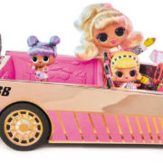 L.O.L. Surprise auto s bazénem a tanečním parketem set s panenkou na baterie Světlo