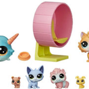 HASBRO LPS Divadlo herní set zvířátka Littlest Pet Shop s doplňky a nálepkami