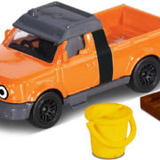 DICKIE Bořek stavitel set auto volný chod + figurka s doplňky různé druhy kov