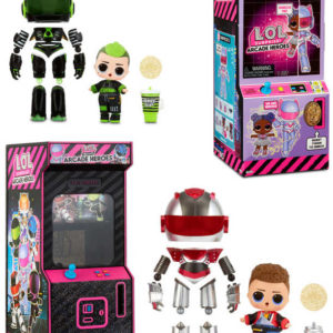 L.O.L. Surprise Arcade Heroes panenka kluk hrdina 15 překvapení různé druhy