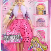 MATTEL BRB Barbie Princess Adventure set panenka sněhová princezna s doplňky