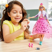 MATTEL BRB Barbie Princess Adventure set panenka sněhová princezna s doplňky