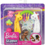 MATTEL BRB Barbie Skipper miminko herní set s doplňky 3 druhy