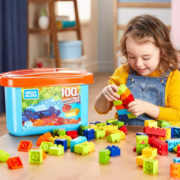 MEGA BLOKS Baby kostky plastové Junior box set 100ks STAVEBNICE