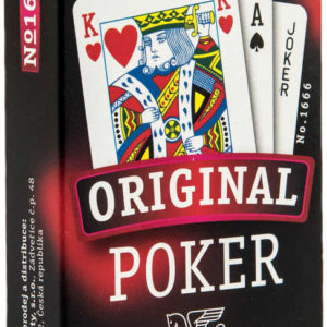 HRA Karty Poker 54 listů papírová krabička *SPOLEČENSKÉ HRY*