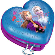 RAVENSBURGER Puzzle 3D Ledové Království (Frozen) šperkovnice srdce plast