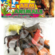 Zvířátka domácí farma plastové figurky set 8ks v sáčku