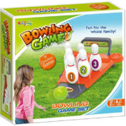 Hra bowling dětský set 6 kuželek + 2 koule *SPOLEČENSKÉ HRY*