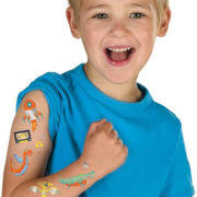 SES CREATIVE Tetování pro děti 2 archy set 50ks tetovačky pro kluky