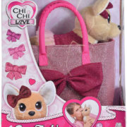 SIMBA Chi Chi Love Čivava Bow Fashion herní set pejsek plyšový v oblečku s taškou