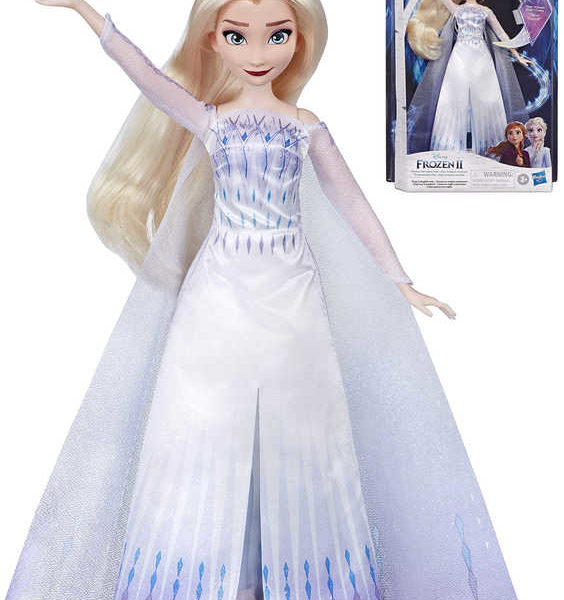HASBRO Panenka Elsa Frozen 2 (Ledové království) zpívá na baterie Světlo Zvuk