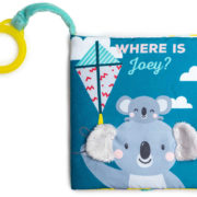 TAF TOYS Baby knížka textilní s aktivitami Kde je Joey? pro miminko