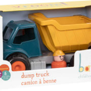 B-TOYS Baby autíčko nákladní sklápěčka Vroom set s figurkou řidiče