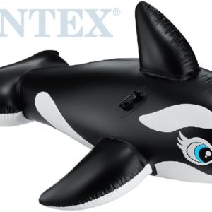 INTEX Velryba nafukovací 193x119cm dětské plavidlo s úchyty do vody 58561