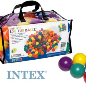 INTEX Míčky 8 cm set 100ks do hracích koutů nebo bazénů sada 49602