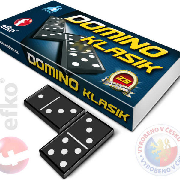 EFKO Hra Domino klasik 28 kamenů plast *SPOLEČENSKÉ HRY*