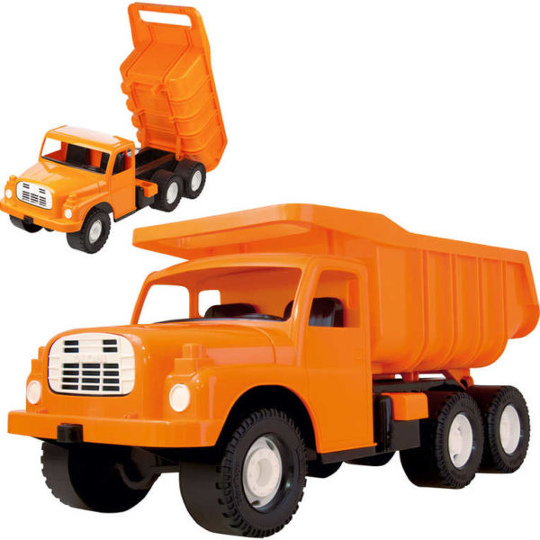 DINO Tatra T148 klasické nákladní auto na písek 73cm oranžové sklápěcí korba
