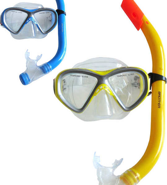 ACRA Potápěčská sada junior brýle a šnorchl 2 barvy