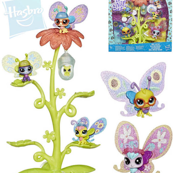 HASBRO LPS Littlest Pet Shop Domeček květinový set s 6 motýlky