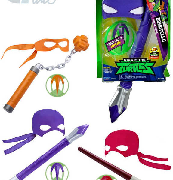 EP line Želvy Ninja set maska se zbraní a diskem různé druhy plast