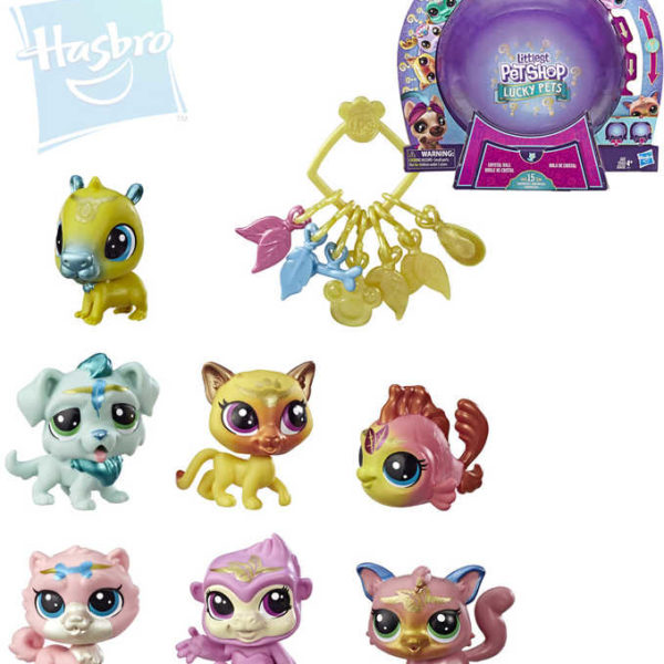 HASBRO LPS Zvířátko Littlest Pet Shop práskací magické set 7ks s překvapením
