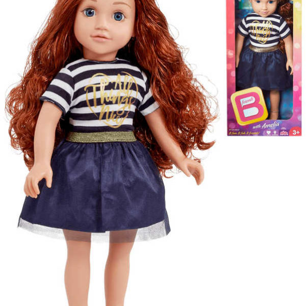 B-Friends panenka Amelia 45cm dlouhé vlasy v krabici