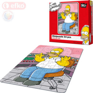EFKO Puzzle The Simpsons Homer v práci skládačka 15x21cm 54 dílků v krabici