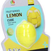 Hra hlavolam citron 8cm dětská skládačka ovoce plast