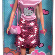 SIMBA Panenka Steffi 29cm Hello Kitty set s doplňky flitrová sukně