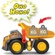 DICKIE Auto nákladní Volvo Weight Lift Truck 30cm na baterie Světlo Zvuk