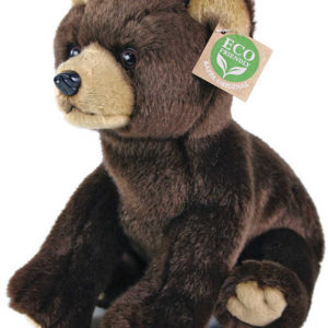 PLYŠ Medvěd hnědý 25cm sedící Eco-Friendly *PLYŠOVÉ HRAČKY*