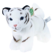 PLYŠ Tygr bílý stojící 22cm mládě Eco-Friendly *PLYŠOVÉ HRAČKY*