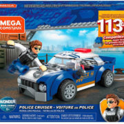 MEGA CONSTRUX Policejní vozidlo set 113 dílků s figurkou STAVEBNICE