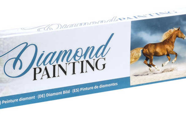 Diamond Painting Koně malování pomocí kamínků 30x30cm mozaika