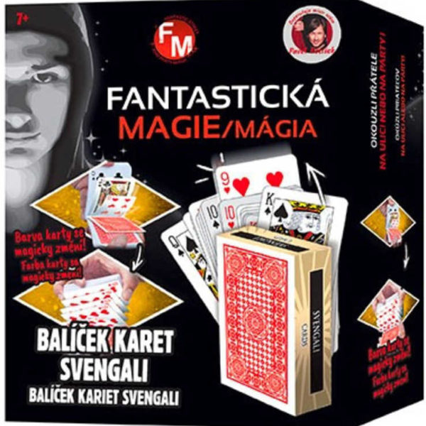 Pavel Kožíšek Balíček karet Svengali kouzelnická sada fantastická magie