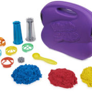 Kinetic Sand písek magický kreativní set 3 barvy s nástroji v kufříku