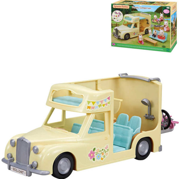 Sylvanian Families Obytný vůz herní set s doplňky plast v krabici