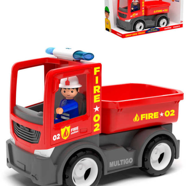 EFKO IGRÁČEK MultiGO Fire valníček set auto hasičské s figurkou