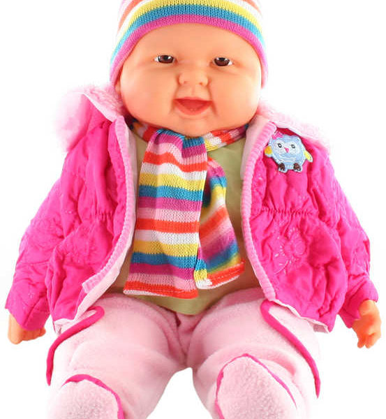 Panenka miminko velké holka 53cm zimní obleček měkké tělíčko