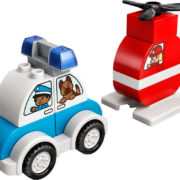 LEGO DUPLO Hasičský vrtulník a policejní auto 10957 STAVEBNICE