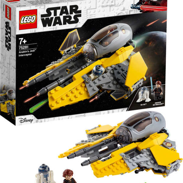 LEGO STAR WARS Anakinova jediská stíhačka 75281 STAVEBNICE