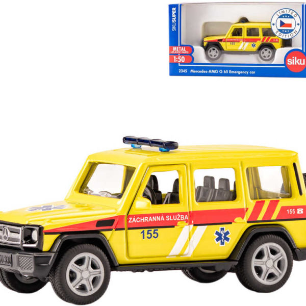 SIKU Super auto Ambulance Mercedes AMG G65 model kov CZ 2345