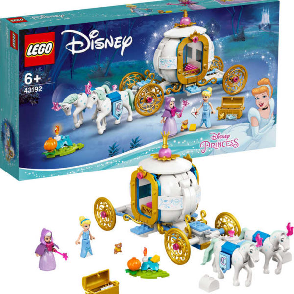 LEGO DISNEY Popelka a královský kočár 43192 STAVEBNICE