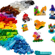 LEGO CLASSIC Průhledné kreativní kostky 11013 STAVEBNICE