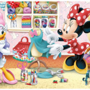 DINO Puzzle 2x77 dílků Disney Pracovitá Minnie skládačka 26x18cm