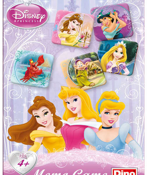 DINO Hra pexeso Disney Princezny 48 kartiček *SPOLEČENSKÉ HRY*