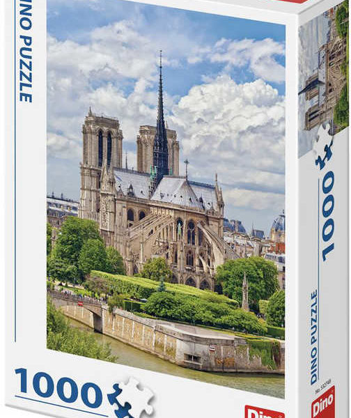 DINO Puzzle1000 dílků Notre-Dame foto 47x66cm skládačka