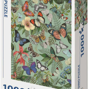 DINO Puzzle1000 dílků Motýlí louka foto 47x66cm skládačka