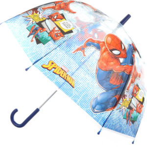Deštník dětský Spiderman 70x70x69cm průhledný manuální